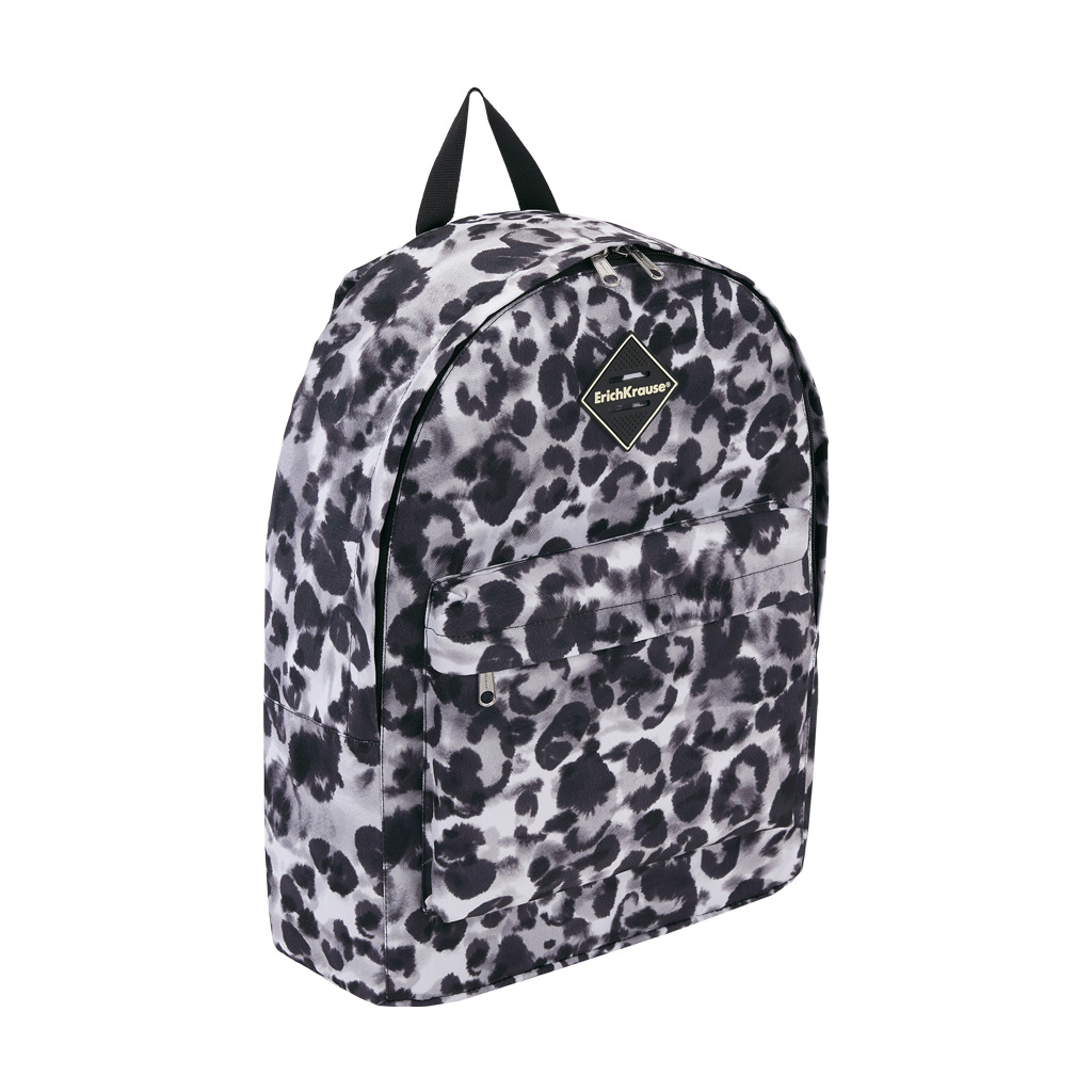 vans black leopard print backpack