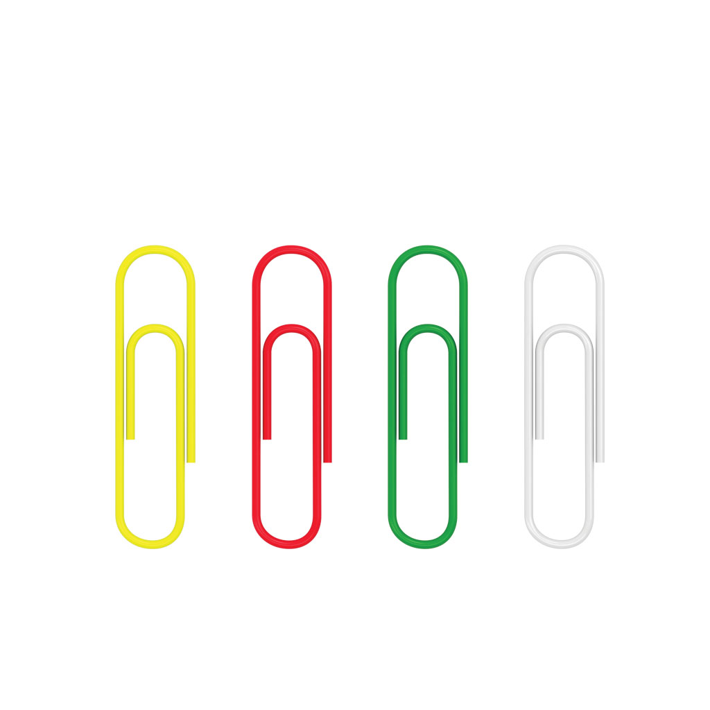 Magnetic paper clip dispenser ErichKrause with 30 colored clips