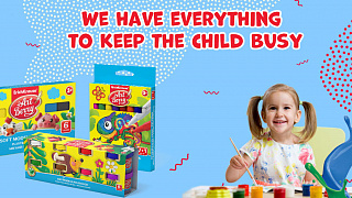 We have everything to help the child busy