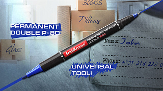 Double-sided permanent marker ErichKrause® Double P-80