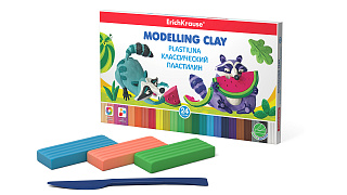 24 colors of ErichKrause® modelling clay