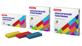 Пластилин ErichKrause® Basic –  традиция качества и доступность выбора