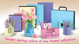 Tenderness and lightness of spring in ErichKrause® Pastel collection.