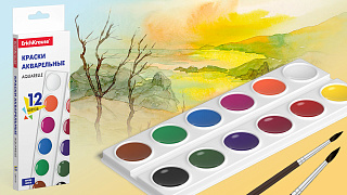 ErichKrause® Basic aquarelle 12 colors